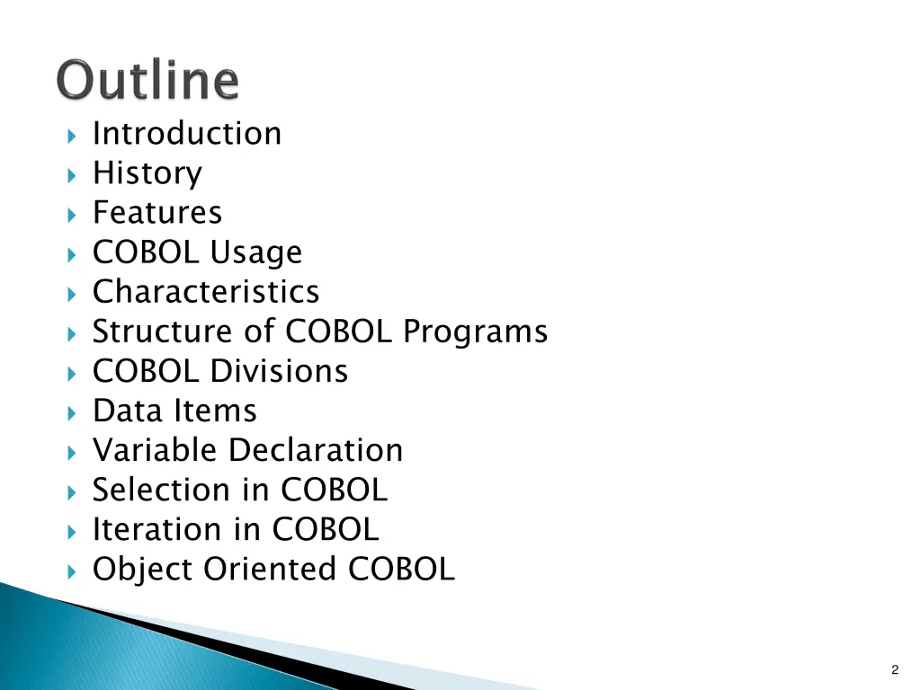 introduction history features cobol usage