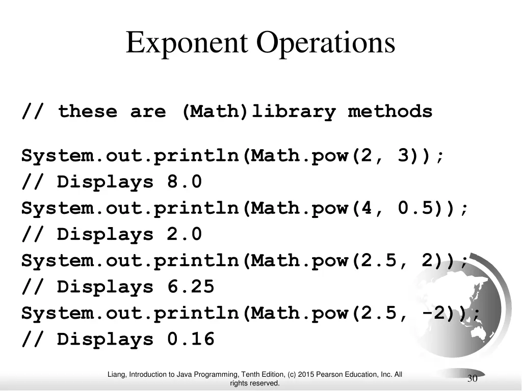 exponent operations