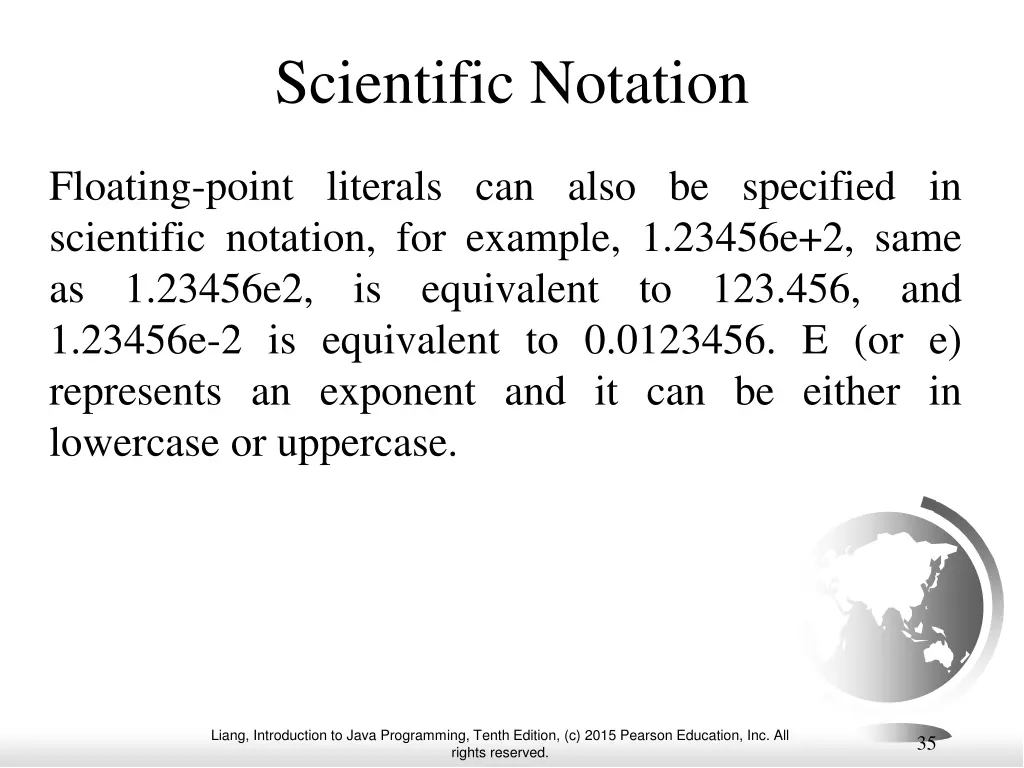 scientific notation