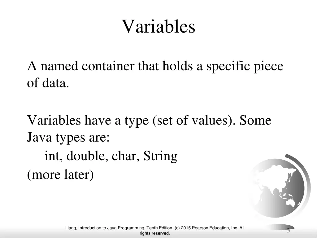 variables
