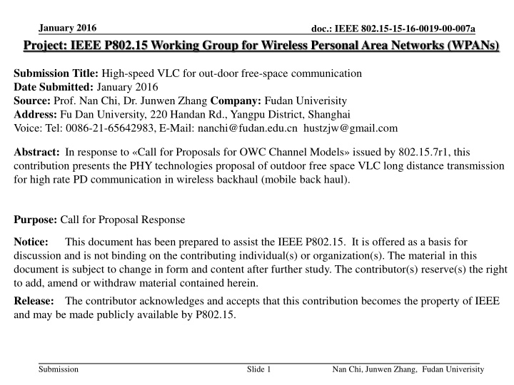 january 2016 project ieee p802 15 working group