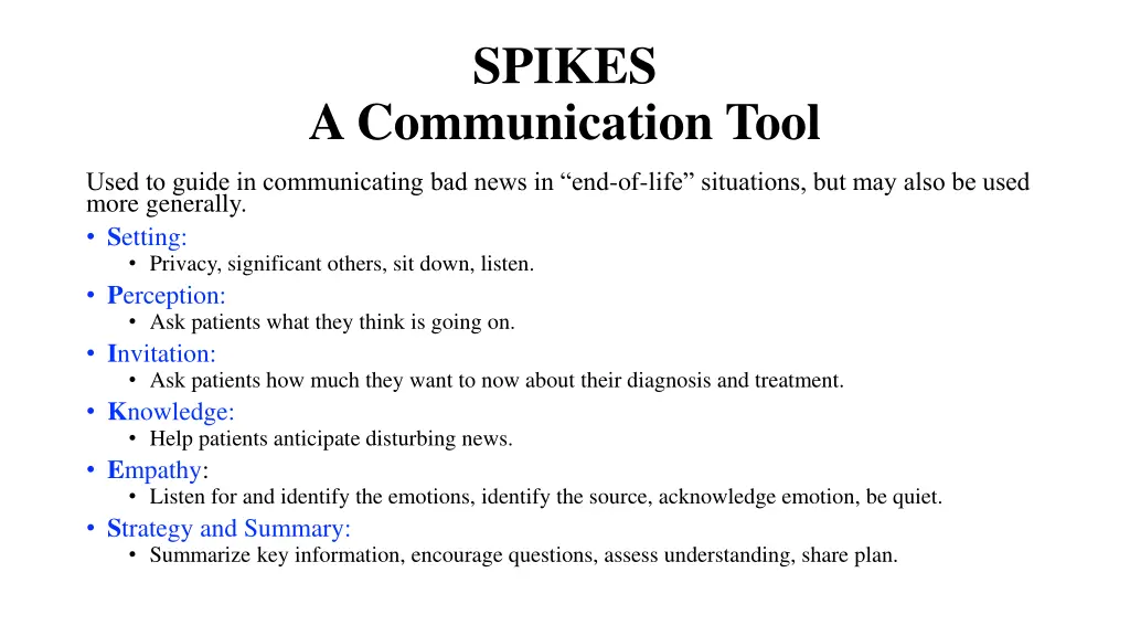 spikes