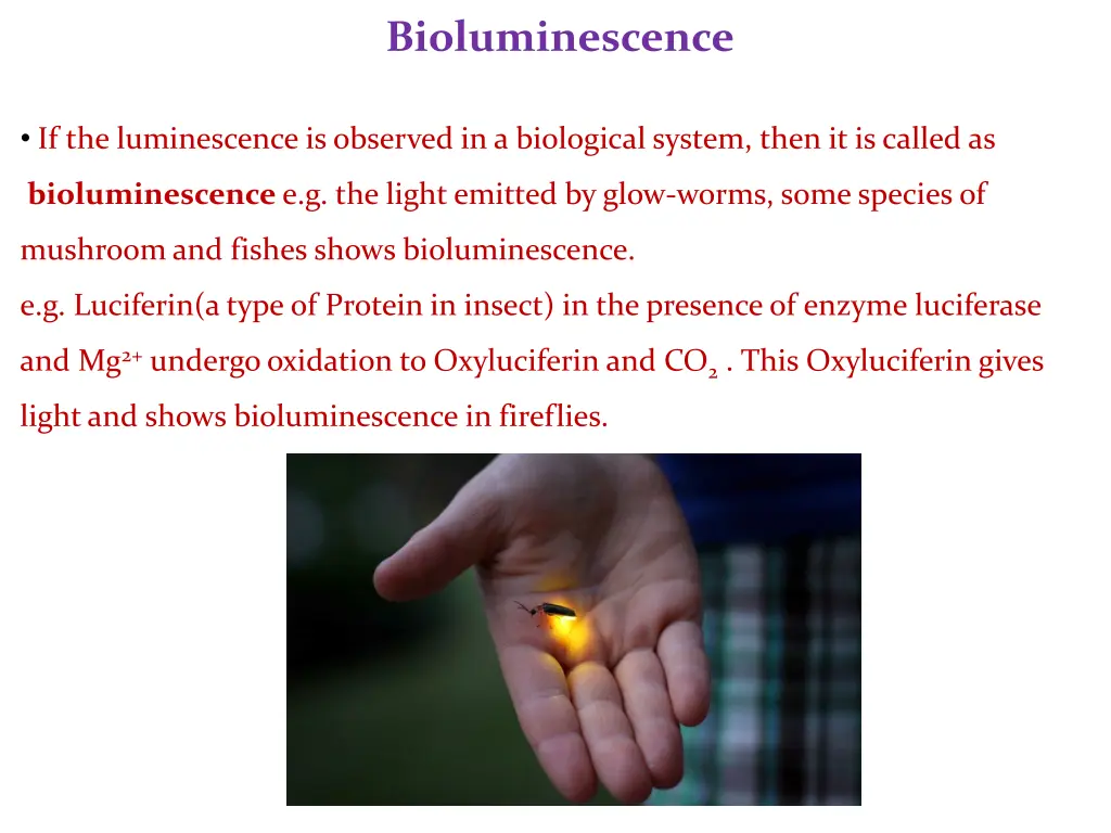 bioluminescence
