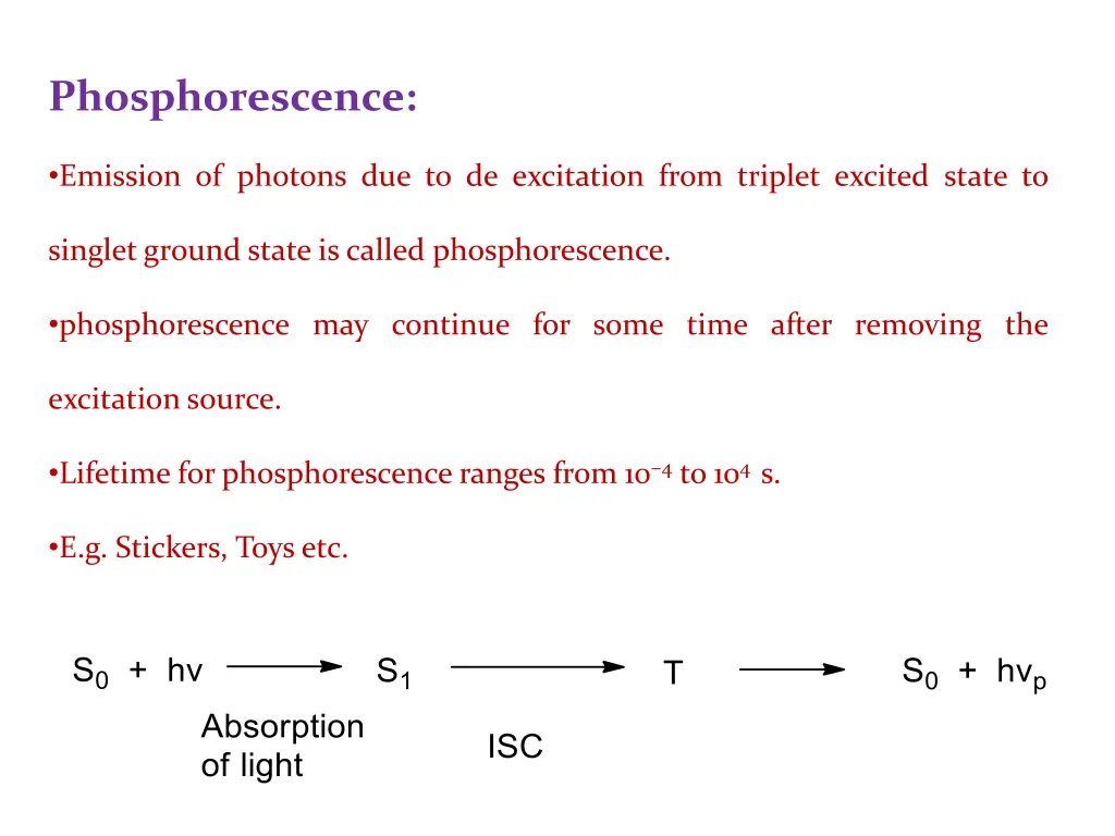 phosphorescence