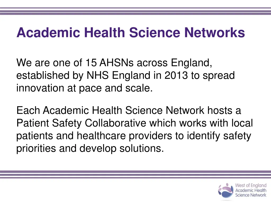 academic health science networks