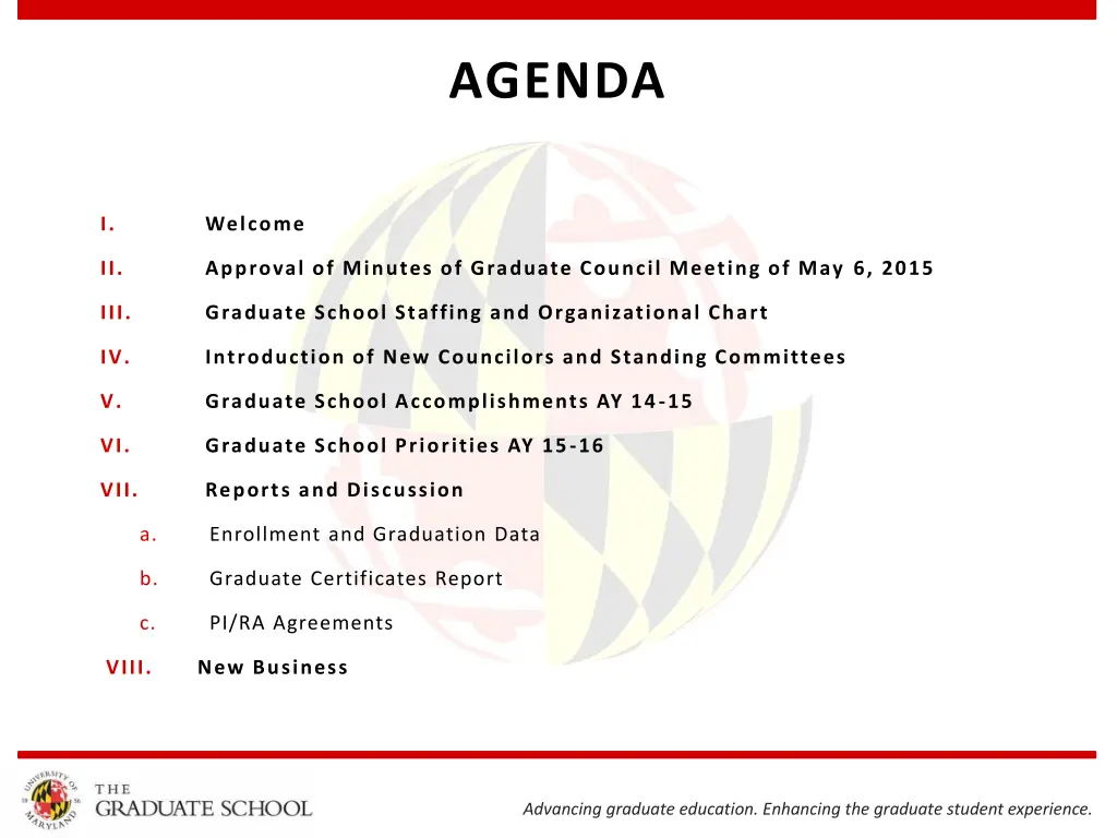 agenda