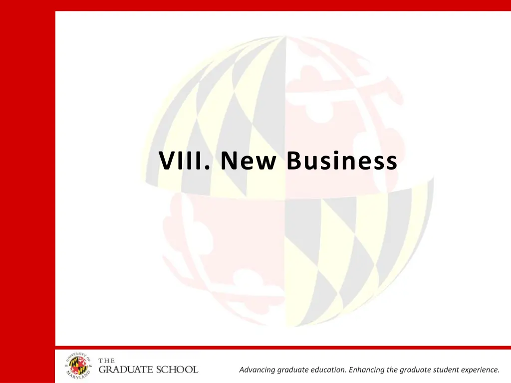 viii new business