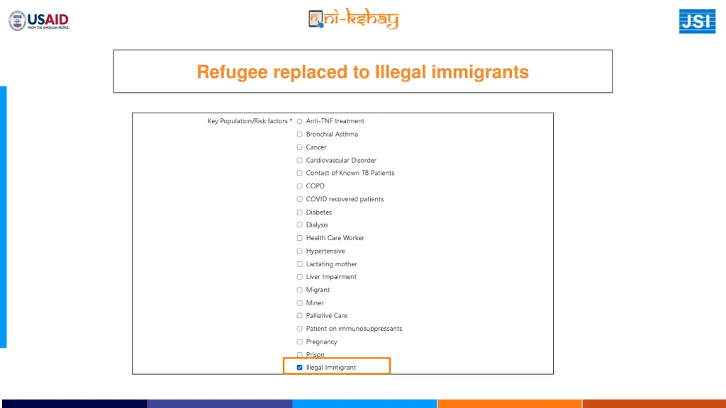 refugee replaced to illegal immigrants