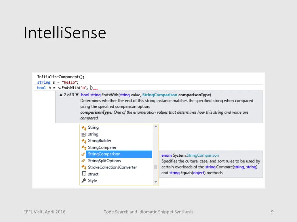 intellisense