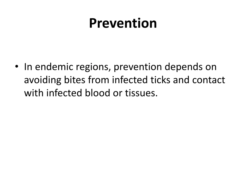 prevention