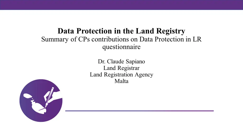 data protection in the land registry summary