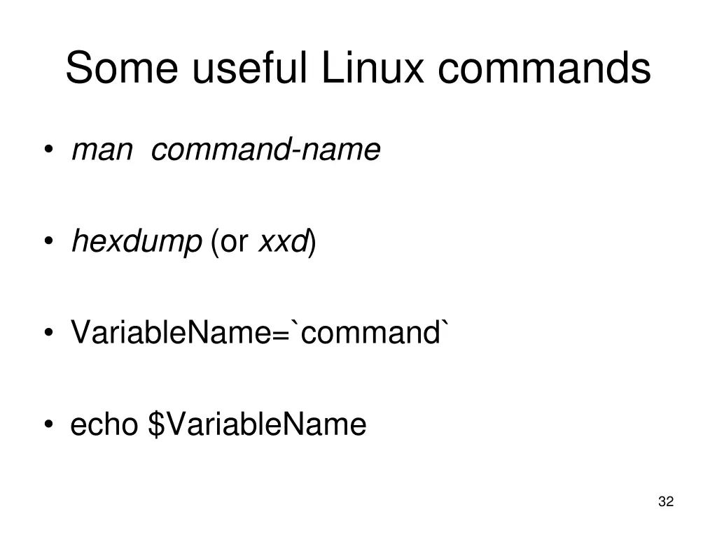 some useful linux commands