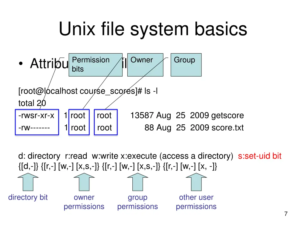 unix file system basics