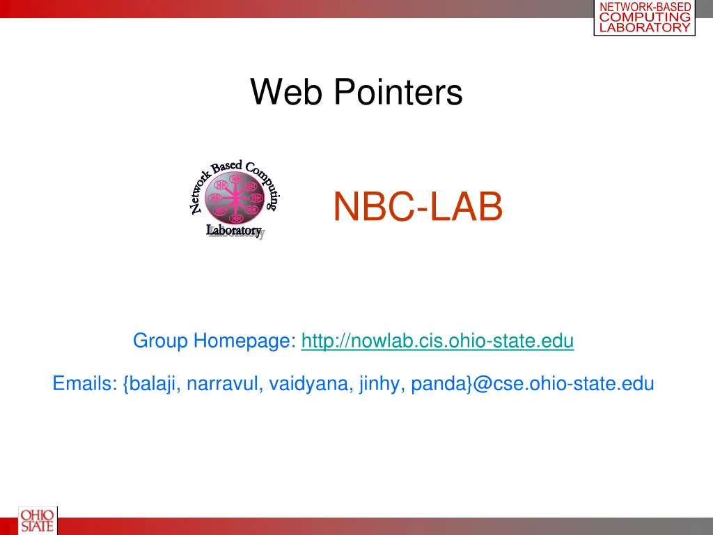 network based computing laboratory 27