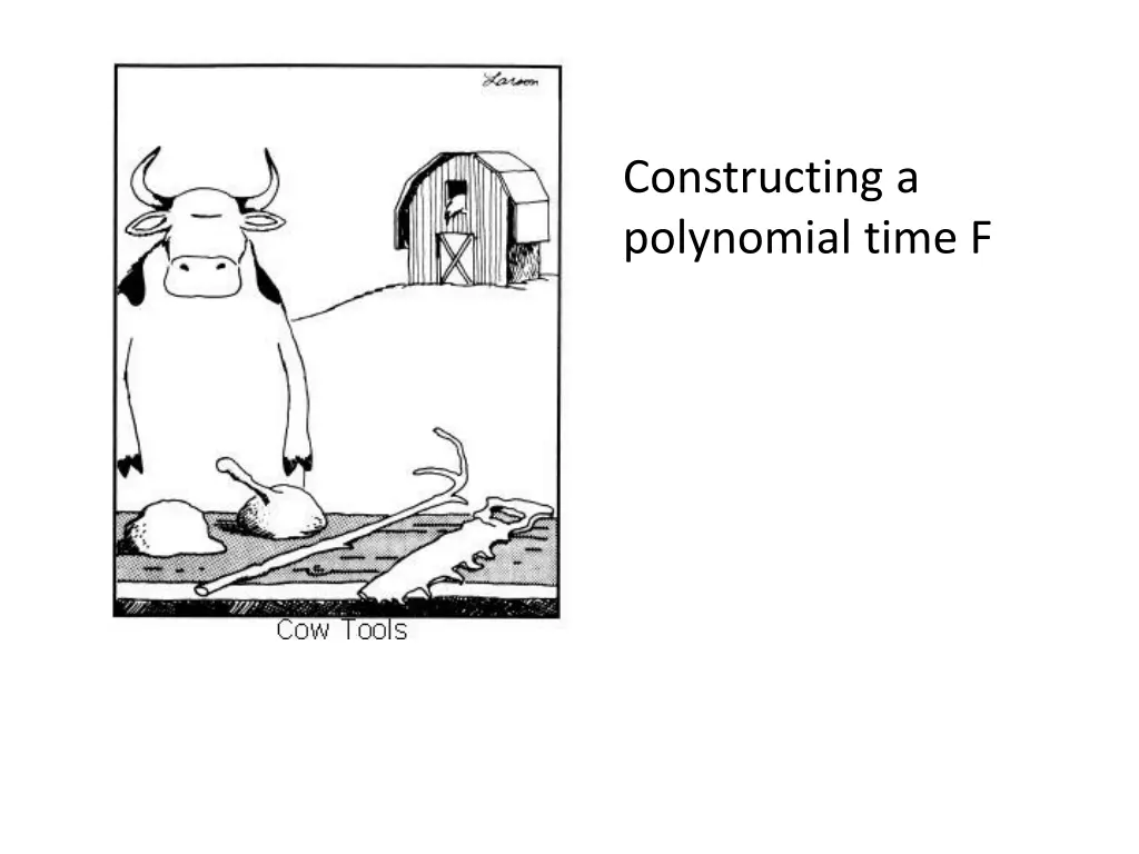 constructing a polynomial time f