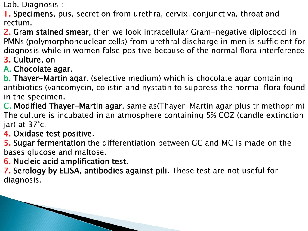 lab diagnosis 1 1 specimens rectum 2 2 gram