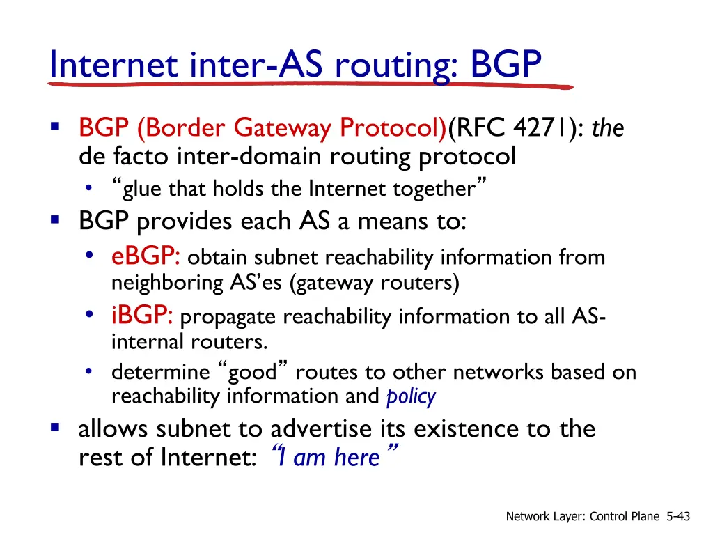 internet inter as routing bgp