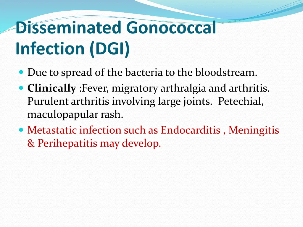 disseminated gonococcal infection dgi