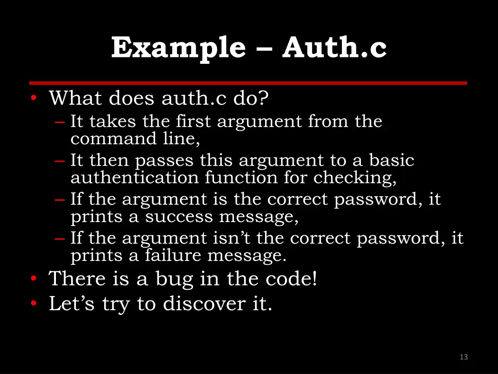 example auth c