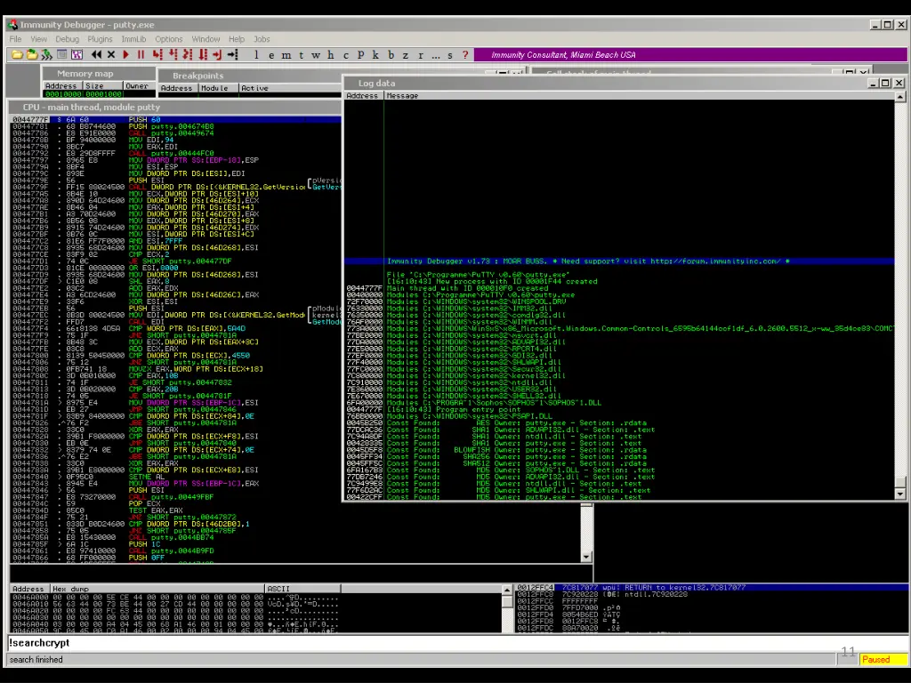 immunity debugger 1
