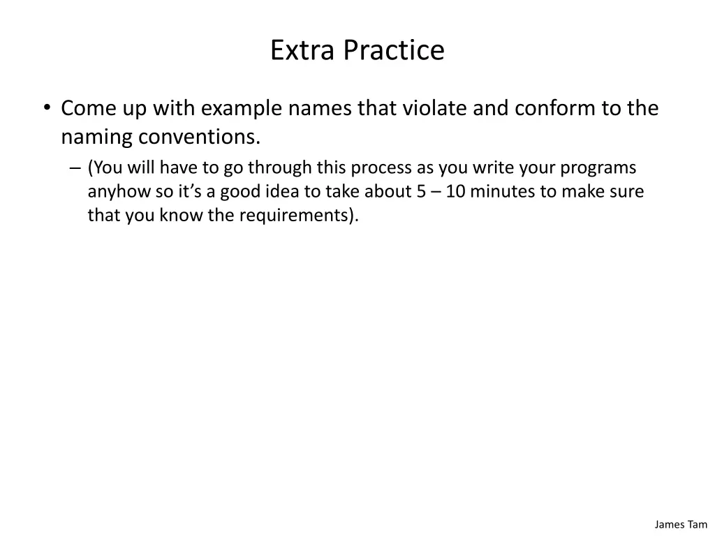 extra practice