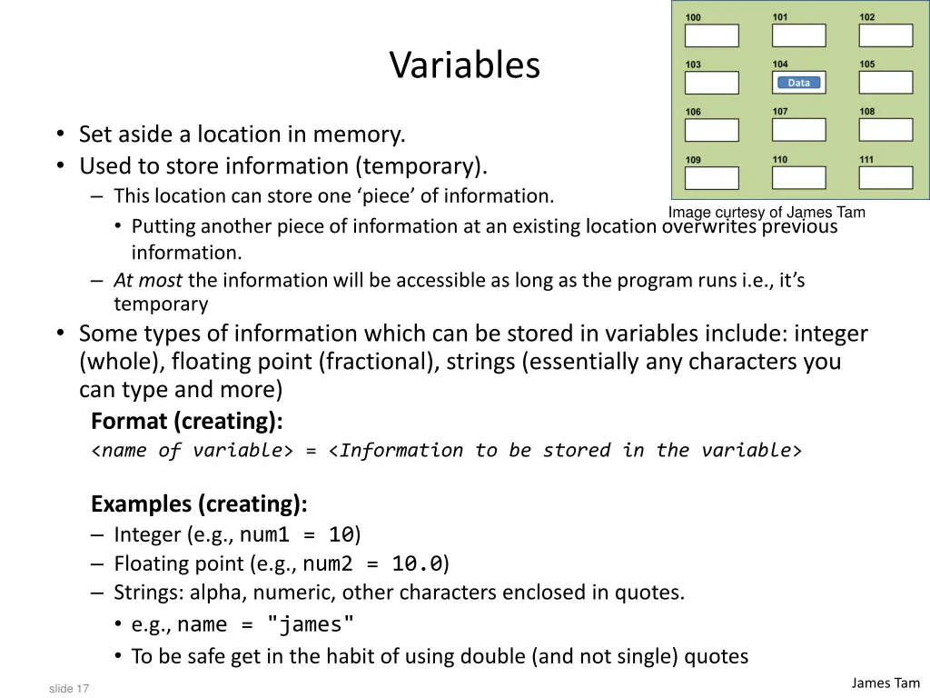variables