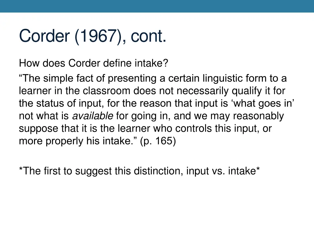 corder 1967 cont