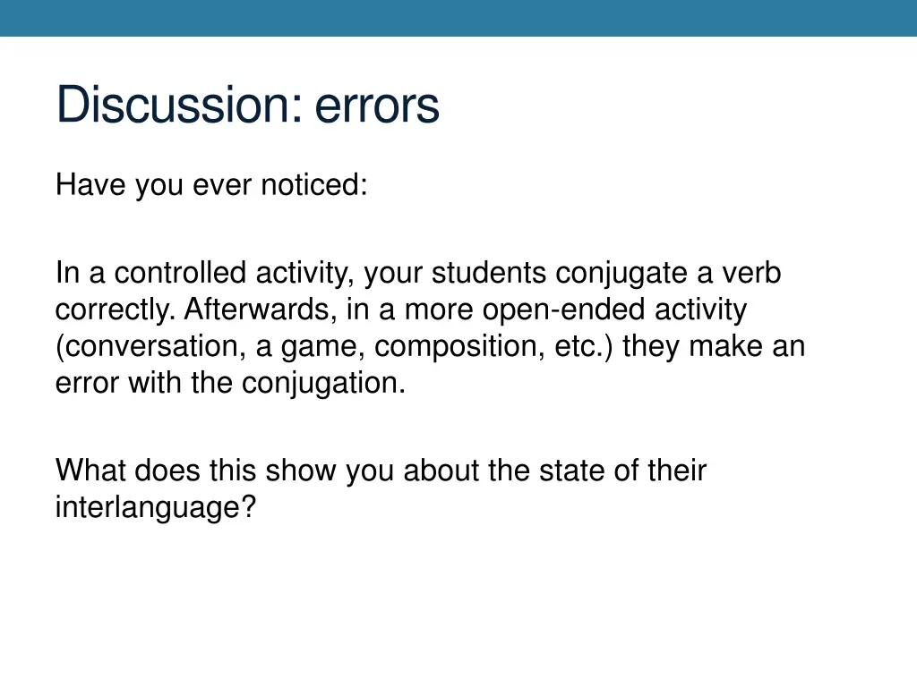 discussion errors 1