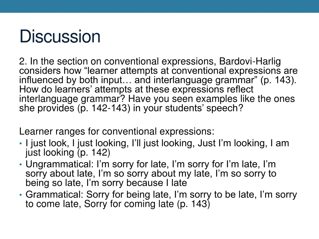 discussion