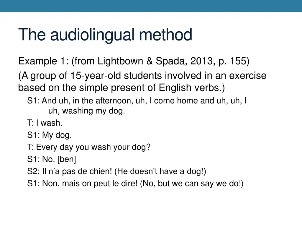 the audiolingual method 2