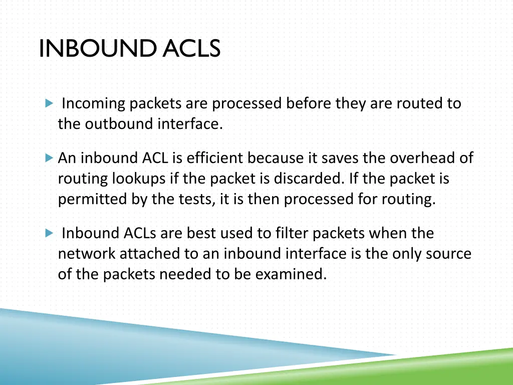 inbound acls