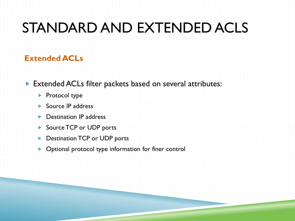 standard and extended acls 1