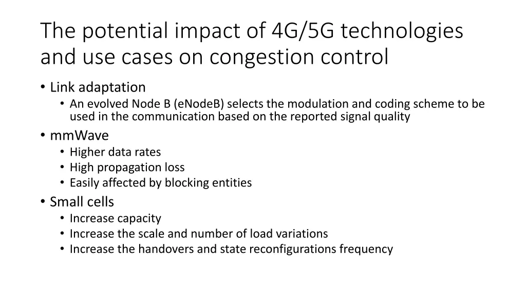 the potential impact of 4g 5g technologies