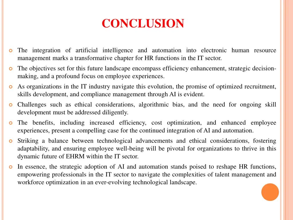 conclusion