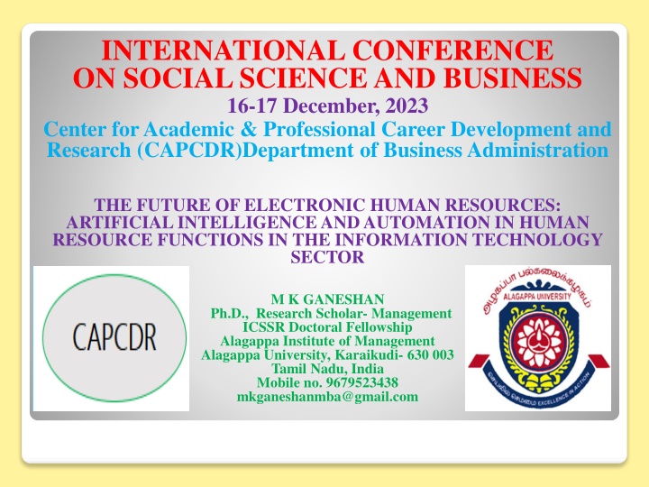 international conference on social science