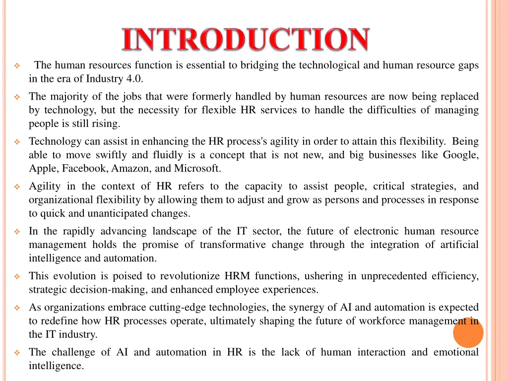 the human resources function is essential