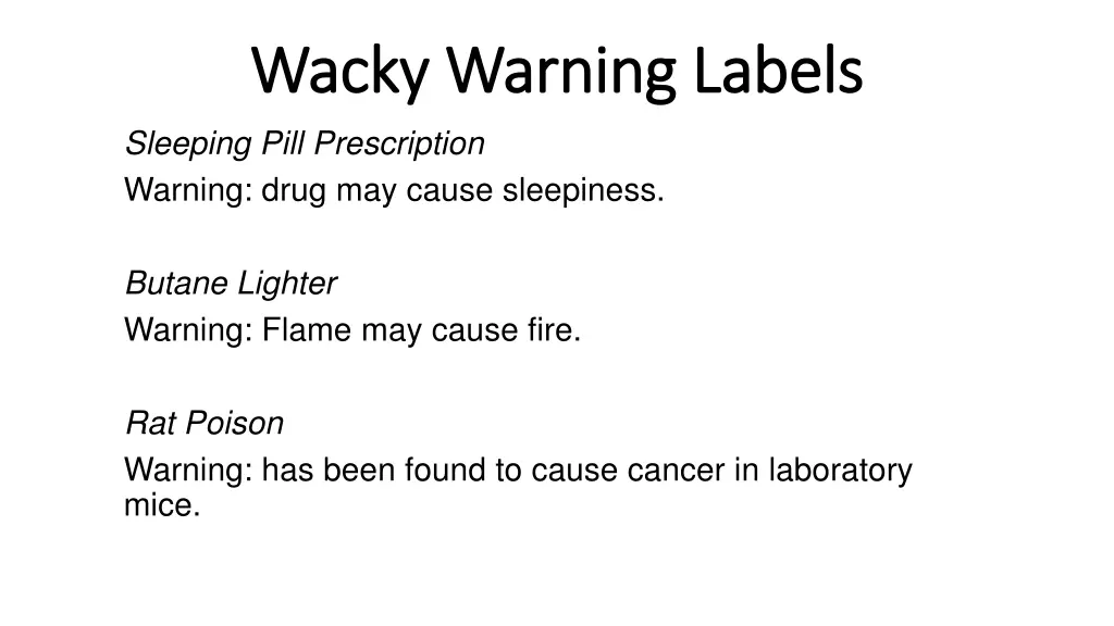 wacky warning labels wacky warning labels 4