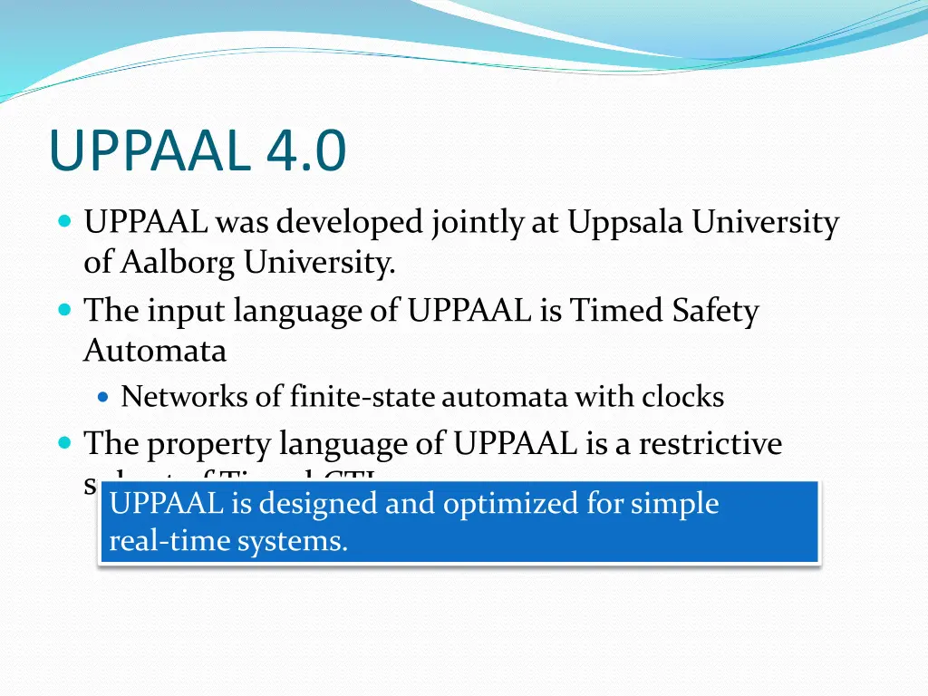 uppaal 4 0