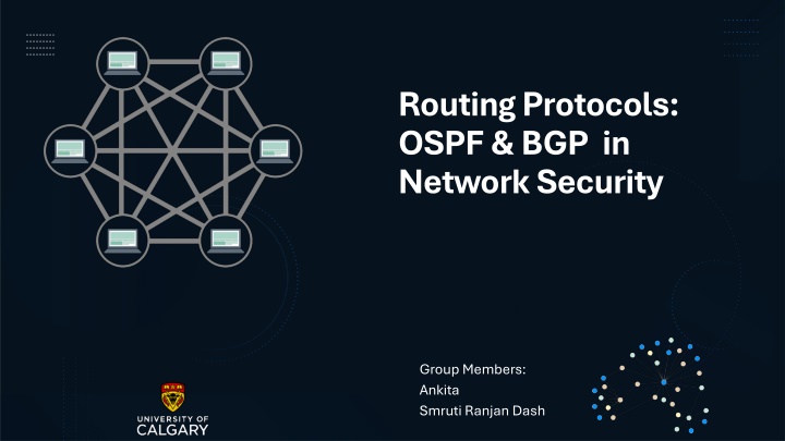 routing protocols ospf bgp in network security