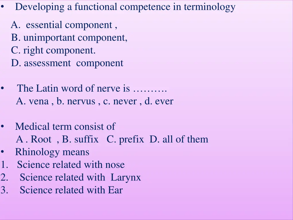 developing a functional competence in terminology