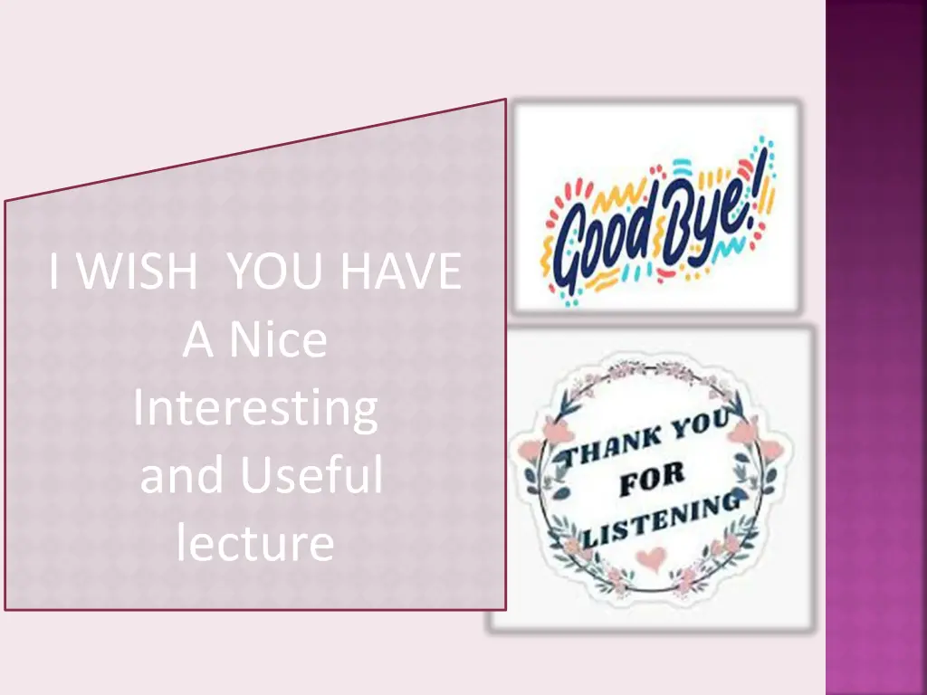 i wish you have a nice interesting and useful