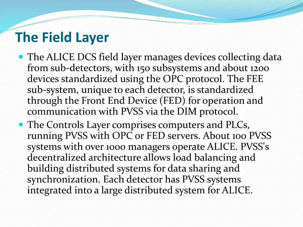 the field layer 1