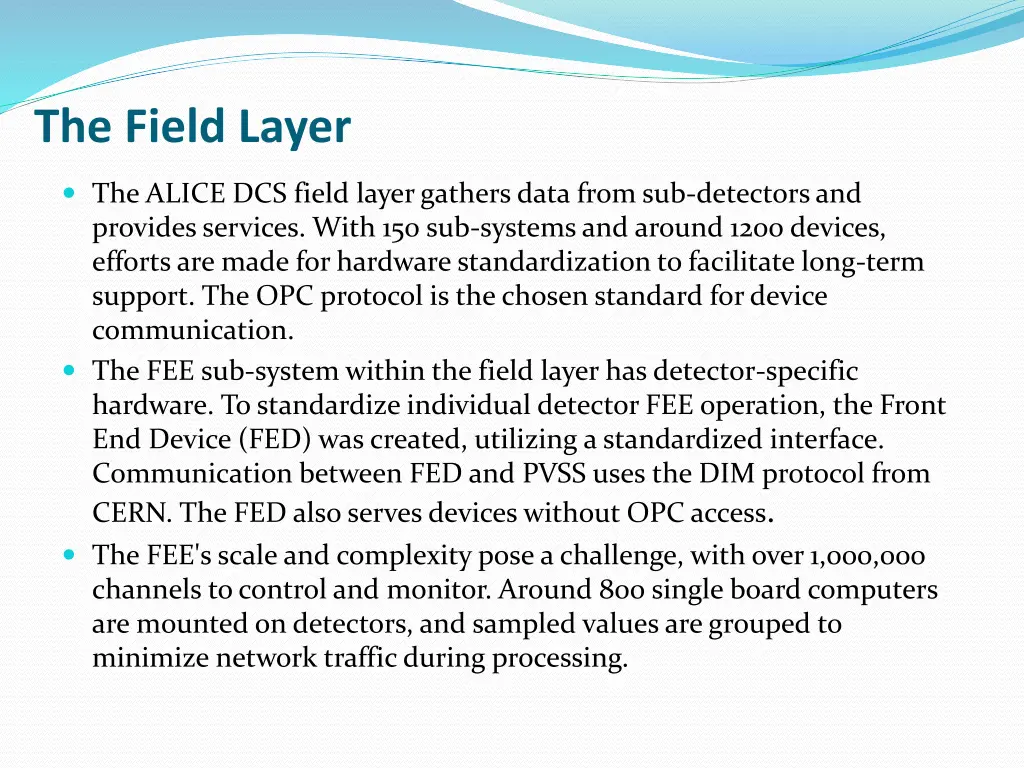 the field layer