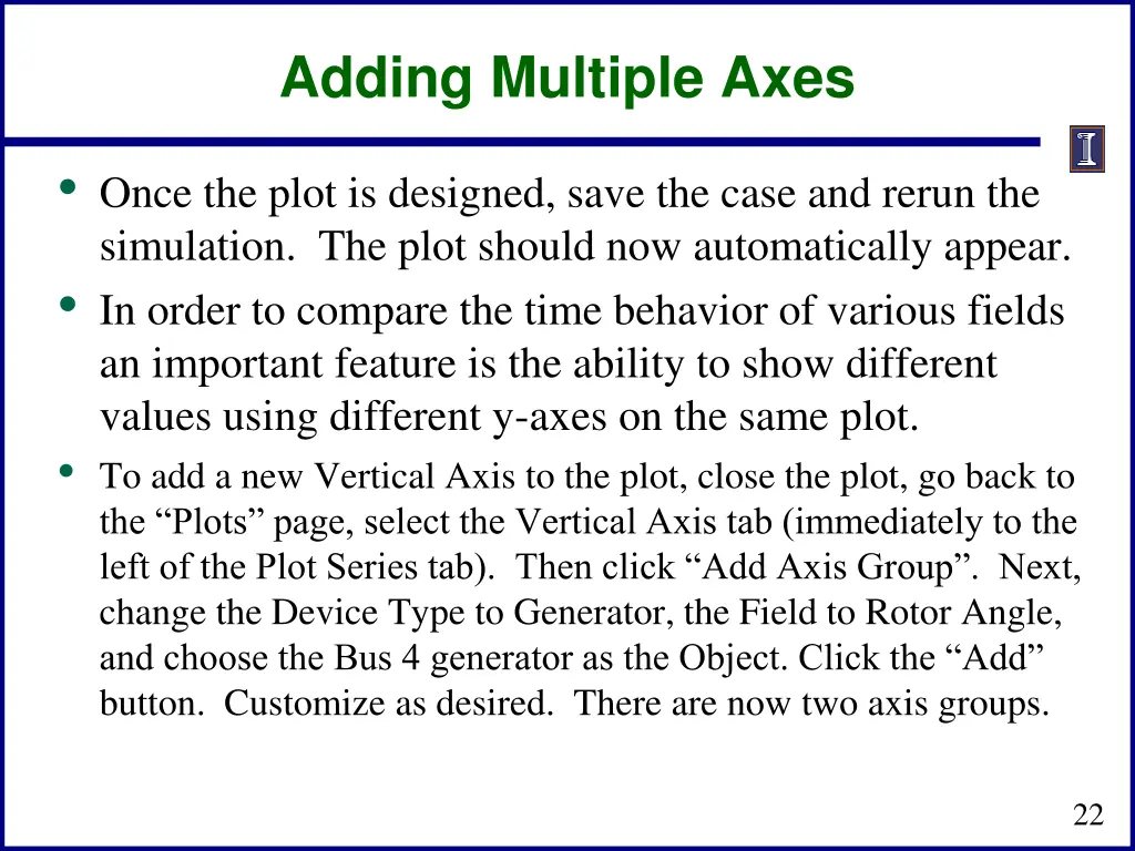 adding multiple axes
