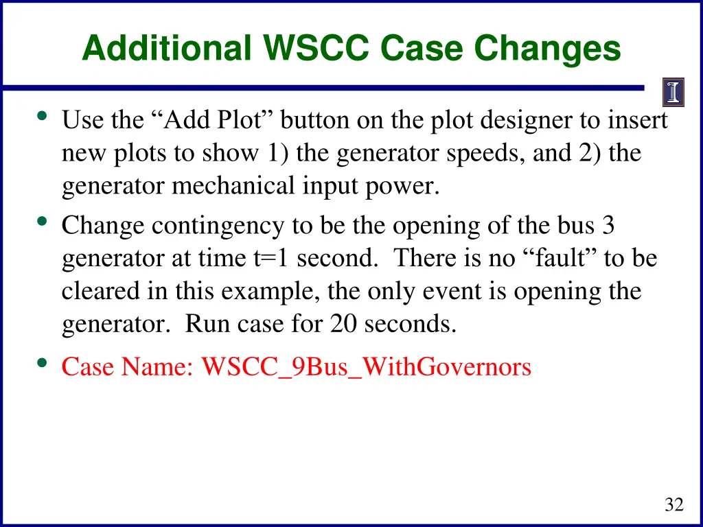 additional wscc case changes