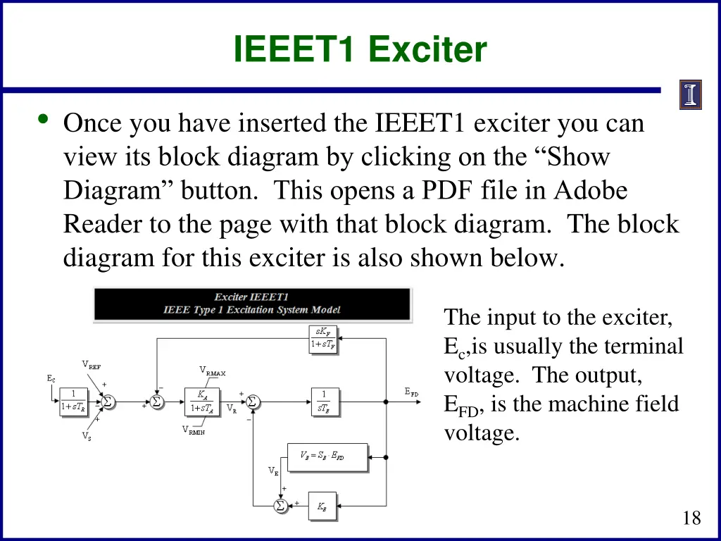 ieeet1 exciter