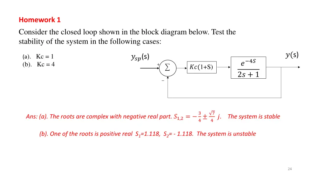 homework 1 consider the closed loop shown