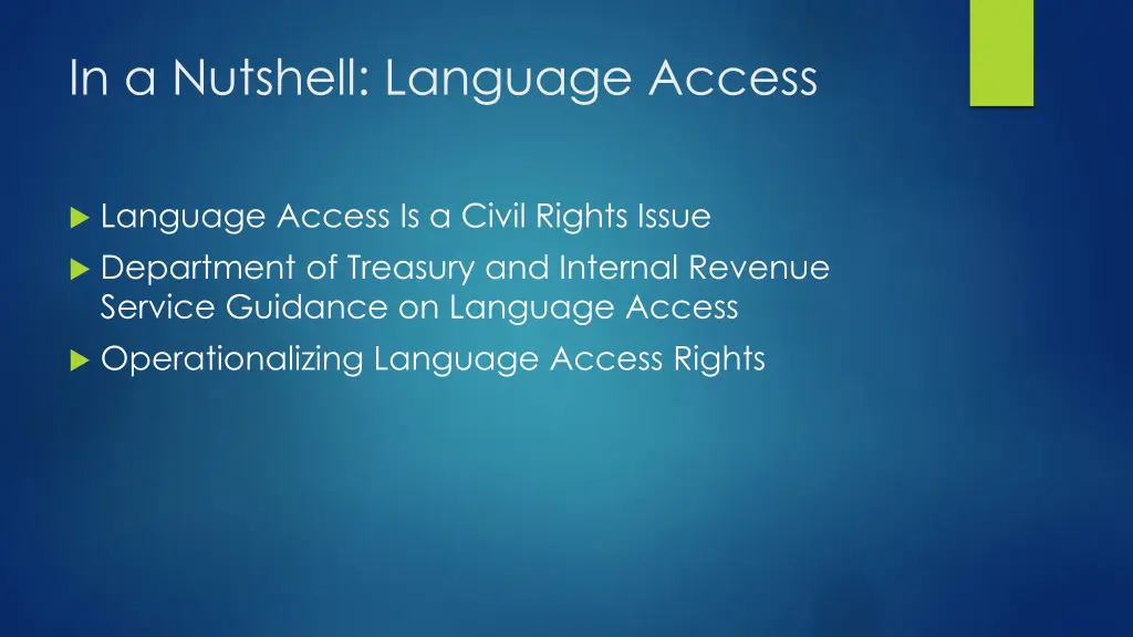 in a nutshell language access