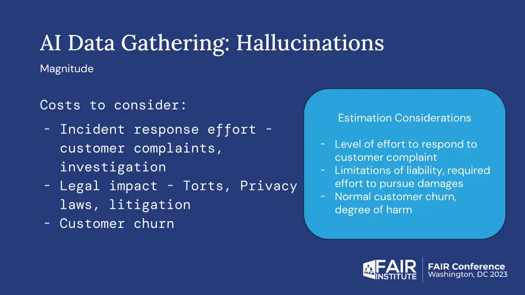 ai data gathering hallucinations magnitude