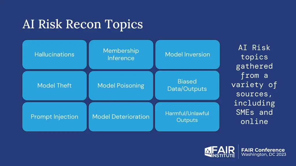 ai risk recon topics